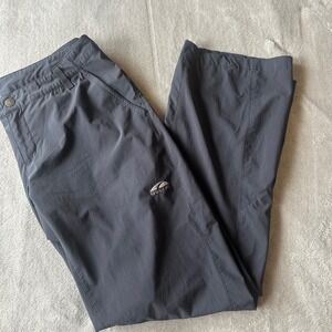 GoLite Womens Hiking Pants Gray Outdoor Trekking Travel Stretch 203010112 Large